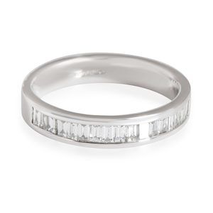 Channel Set Baguette Diamond Band in Platinum 0.85 CTW